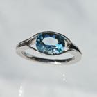Steckring Venus-Blue