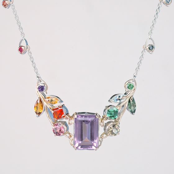 Silbercollier Candy