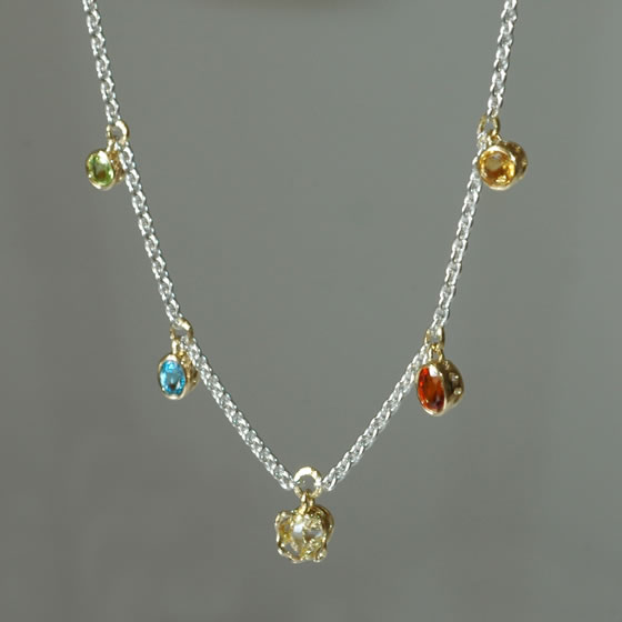 Silbercollier Hurra