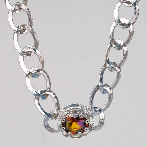 Silbercollier Marigold