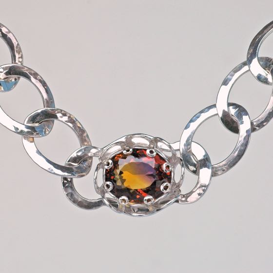 Silbercollier Marigold