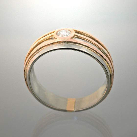 Weißgoldring Byzanz-White