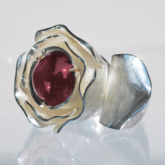 Granat Ring Royal-Rose