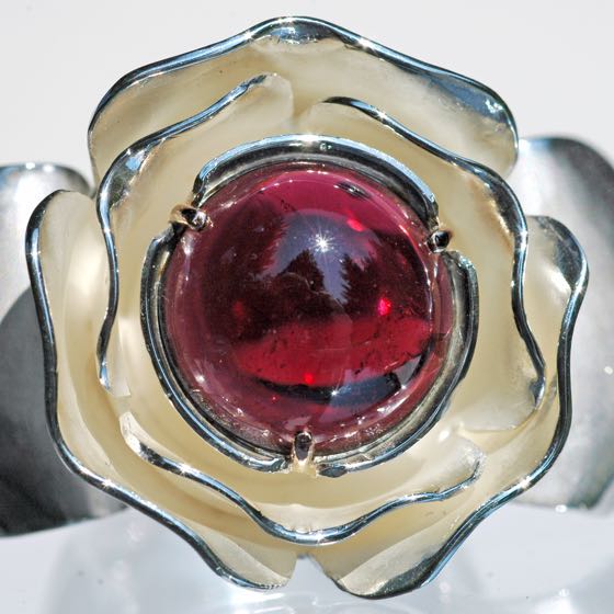 Granat Ring Royal-Rose