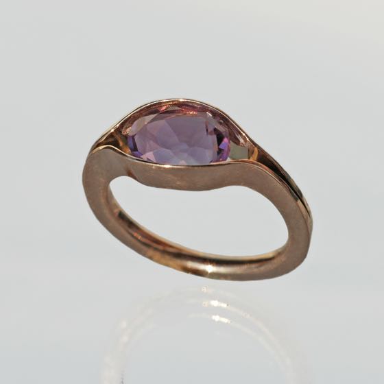Steckring Venus-Violet