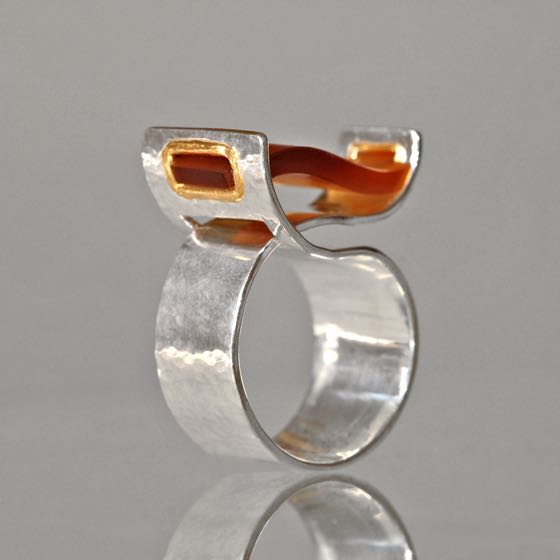 Ring Wave-Silver